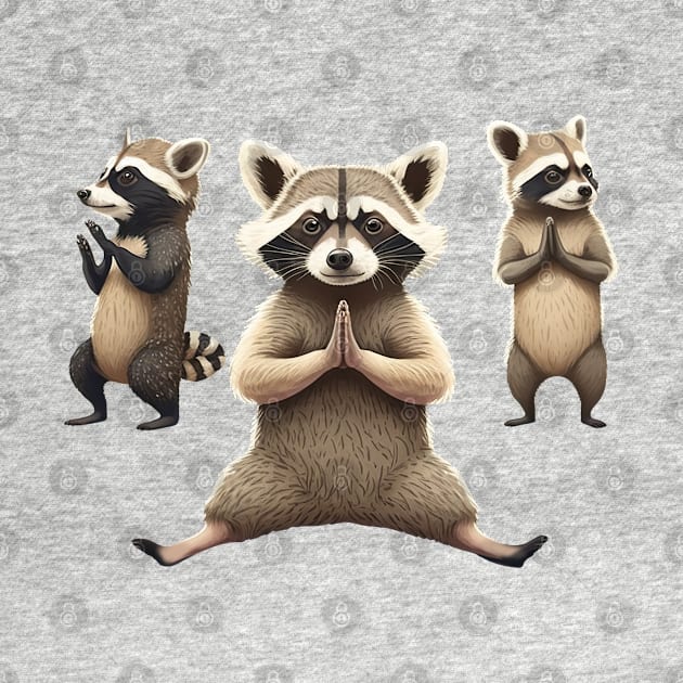 My Yoga Raccoon Master by Raccool